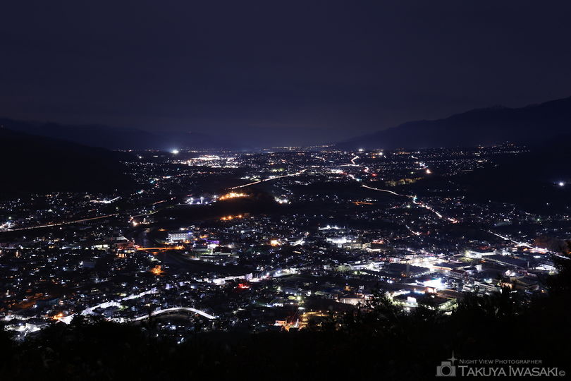 大城山の夜景スポット写真（2）