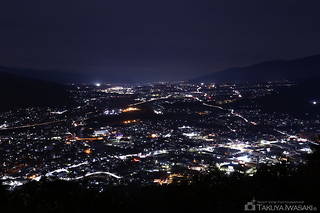 大城山の夜景スポット写真（2）class=