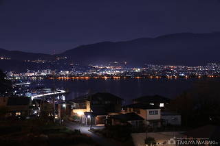 諏訪湖SA（上り）の夜景スポット写真（3）class=