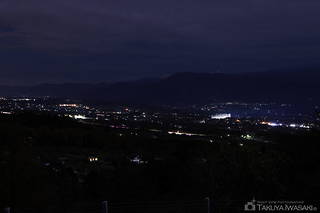 ハーモニックロード　青木ヶ沢展望台の夜景スポット写真（1）class=