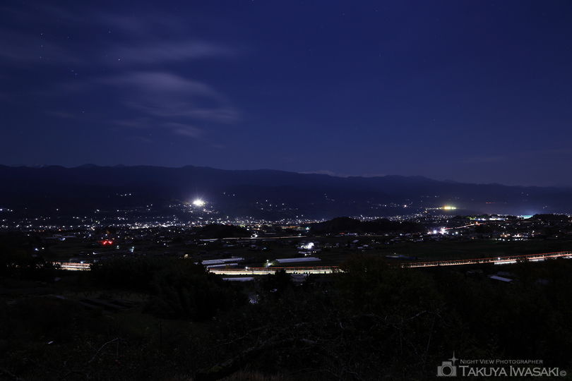 ハーモニックロード　月夜平大橋展望台の夜景スポット写真（1）