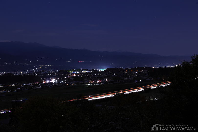 ハーモニックロード　月夜平大橋展望台の夜景スポット写真（2）