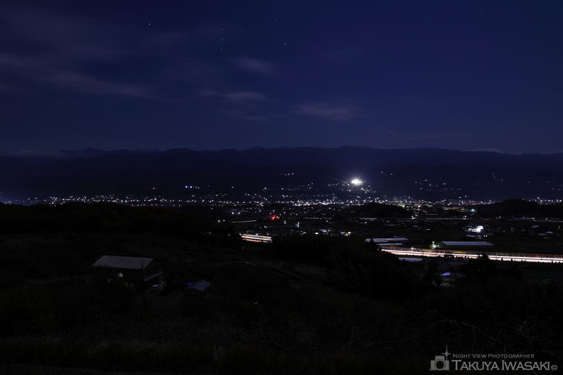 ハーモニックロード　月夜平大橋展望台の夜景スポット写真（3）