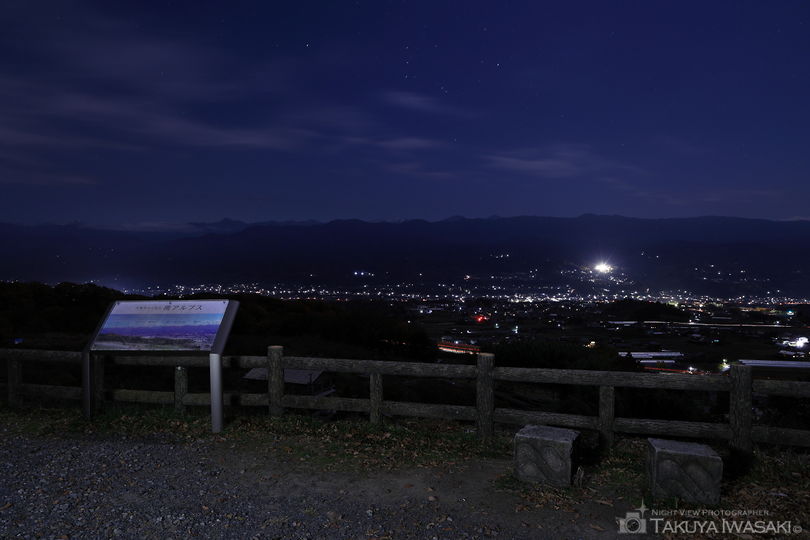 ハーモニックロード　月夜平大橋展望台の夜景スポット写真（4）