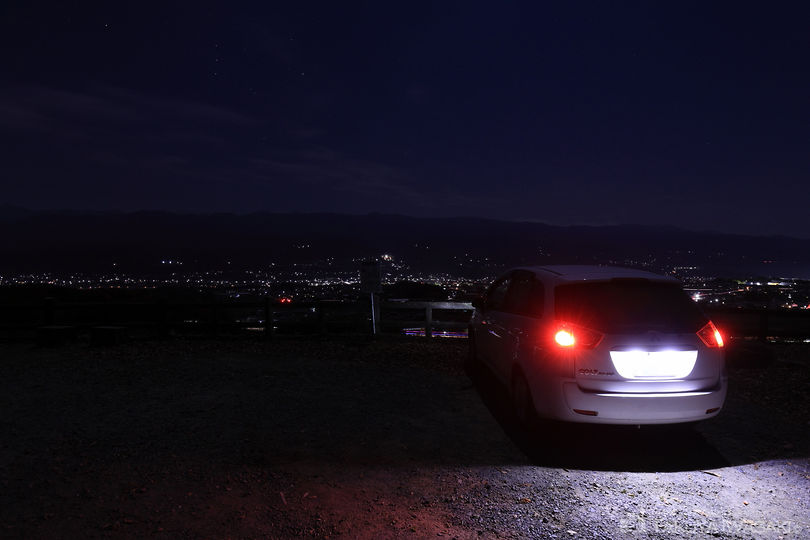 ハーモニックロード　月夜平大橋展望台の夜景スポット写真（5）