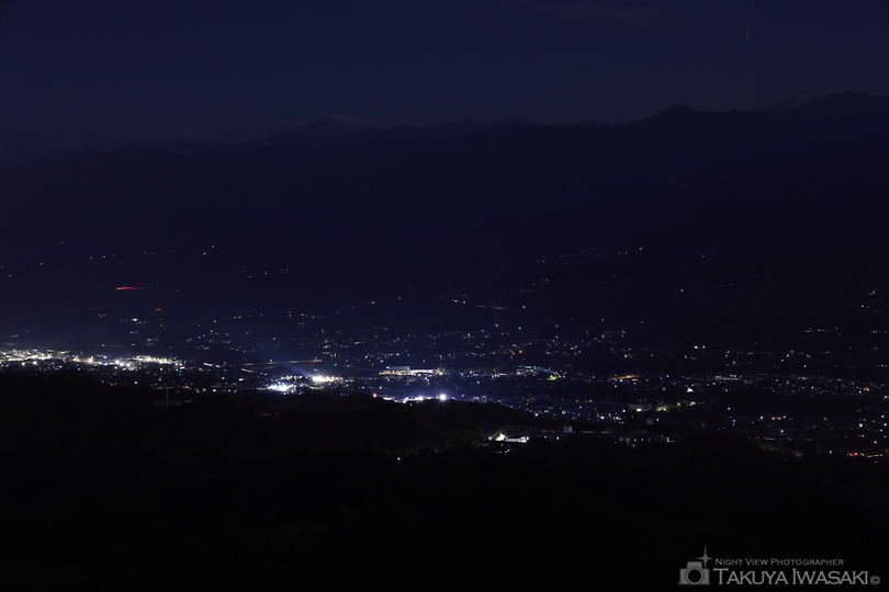 城山公園の夜景スポット写真（3）