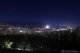 アルプスの丘公園の夜景スポット写真（1）class=