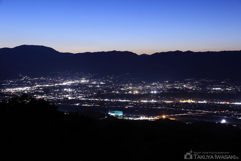 福島てっぺん公園の夜景スポット写真（3）