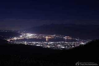 高ボッチ高原 見晴しの丘の夜景スポット写真（1）class=