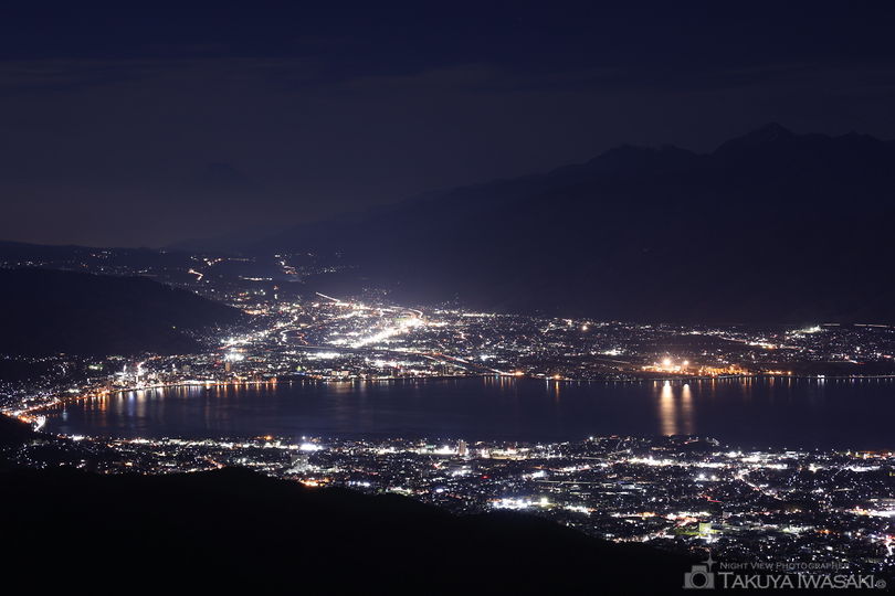 高ボッチ高原 見晴しの丘の夜景スポット写真（2）