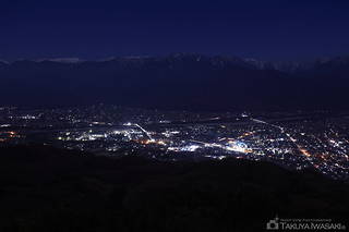 鷹狩山　展望台の夜景スポット写真（3）class=