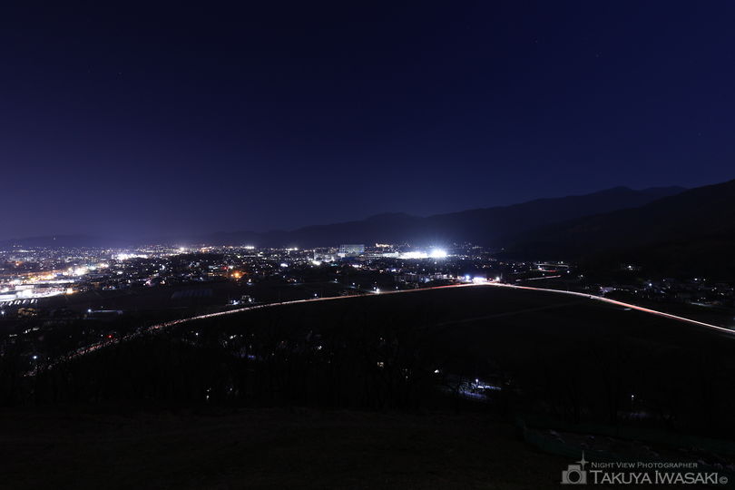 弘法山古墳の夜景スポット写真（3）