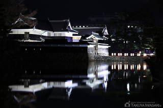 松本城公園の夜景スポット写真（3）class=