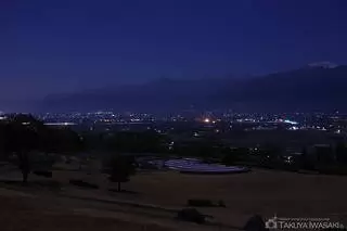 あづみ野池田クラフトパーク（池田町創造館）の夜景