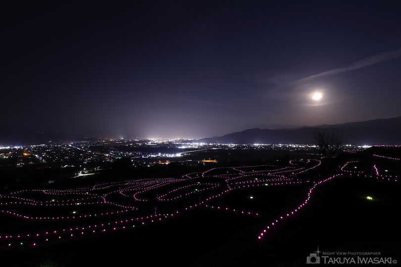 名月の里　姪石苑の夜景スポット写真（2）