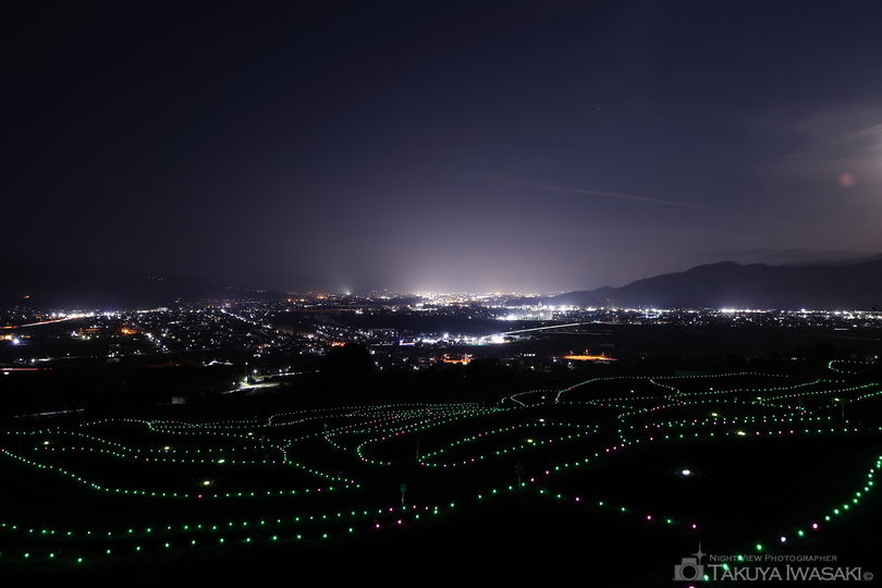 名月の里　姪石苑の夜景スポット写真（4）