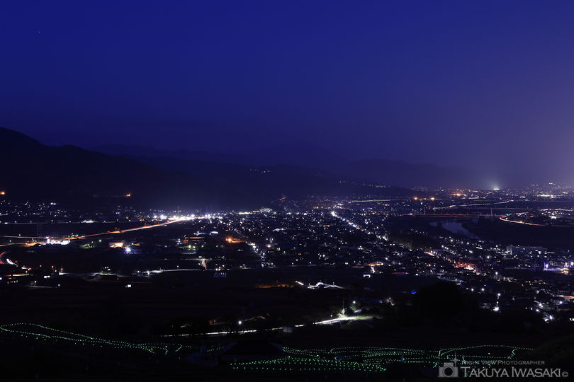 名月の里　東屋の夜景スポット写真（2）