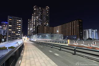 築地大橋 東側歩道の夜景スポット写真（4）class=