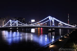 隅田川 かわてらすの夜景スポット写真（1）class=