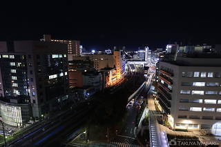 藤沢市役所本庁舎　展望デッキの夜景スポット写真（1）class=