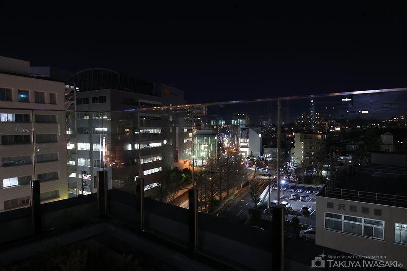 藤沢市役所本庁舎　展望デッキの夜景スポット写真（5）