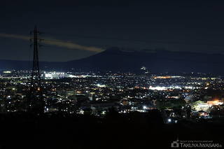 富士市の夜景を望む