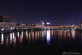 新大橋の夜景スポット写真（2）class=