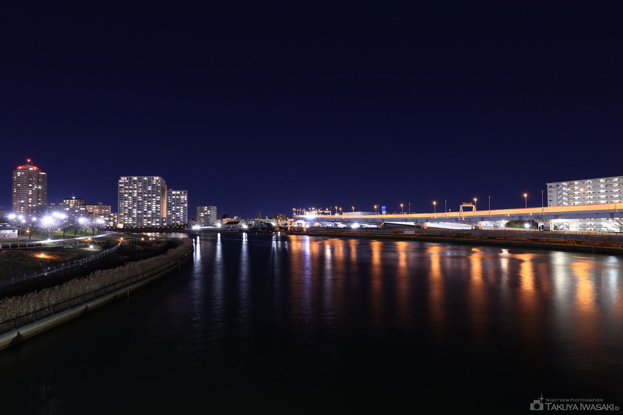 水神大橋の夜景スポット写真（3）