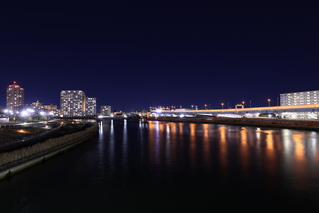水神大橋の夜景スポット写真（3）class=