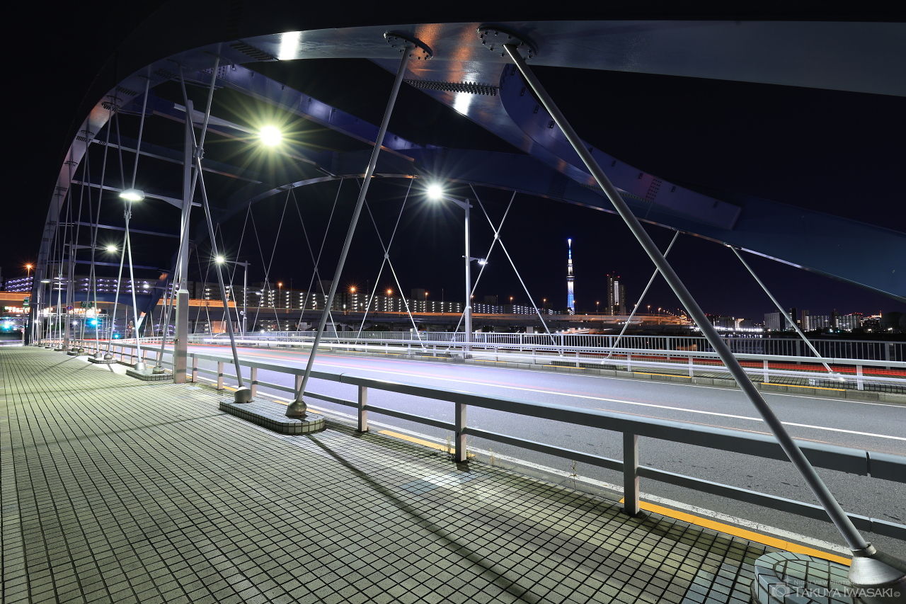 水神大橋の夜景スポット写真（4）