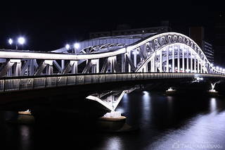 隅田川テラス　白鬚橋東側の夜景スポット写真（4）class=