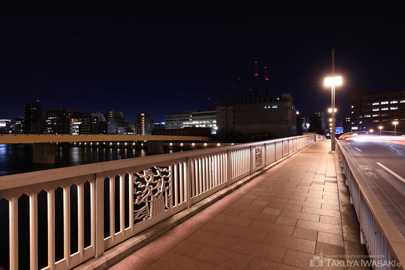 蔵前橋の夜景スポット写真（3）
