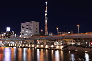 蔵前橋の夜景スポット写真（4）class=