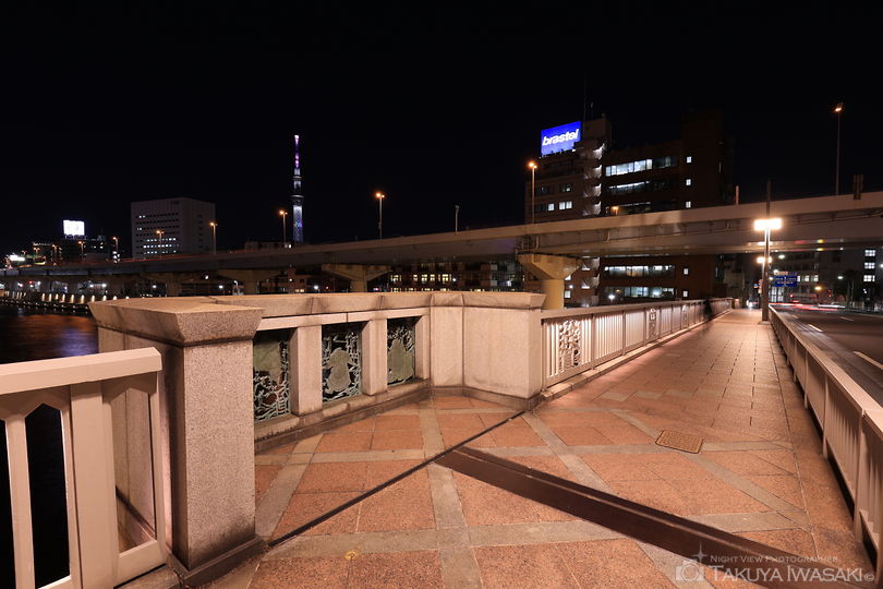 蔵前橋の夜景スポット写真（6）