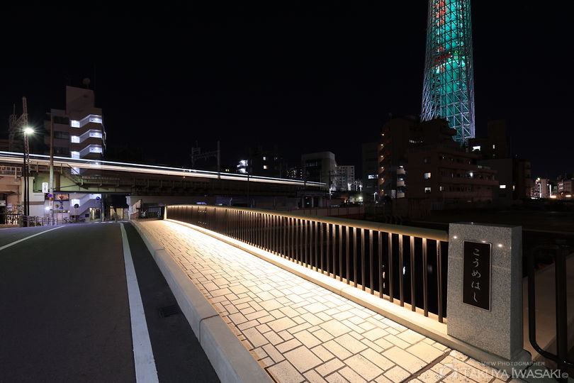 小梅橋の夜景スポット写真（3）