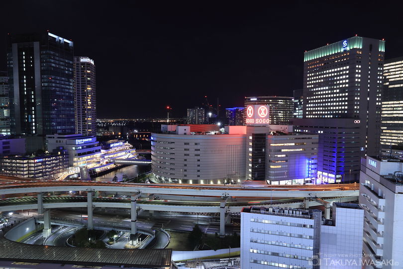 JR横浜タワー うみそらデッキの夜景スポット写真（1）