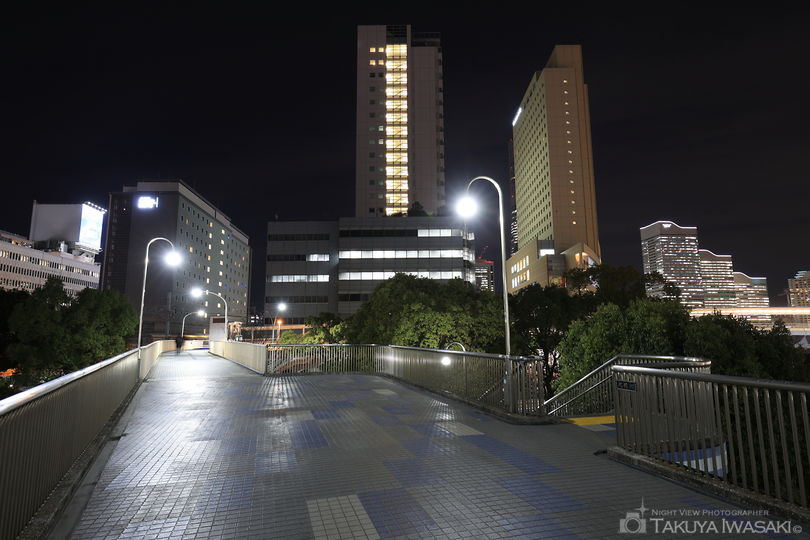桜木町歩道橋の夜景スポット写真（5）