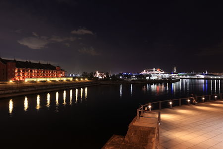 新港橋梁の夜景スポット写真（5）class=