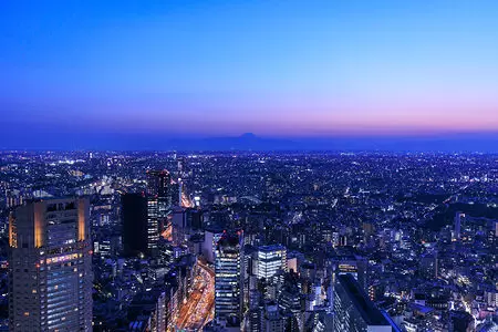 SHIBUYA SKY（渋谷スクランブルスクエア）の夜景