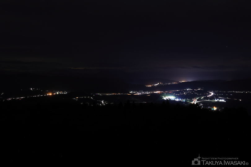 山本山高原 展望台の夜景スポット写真（1）
