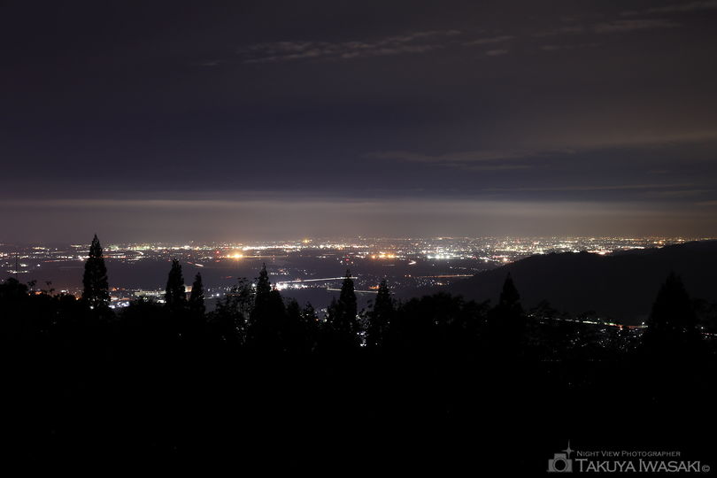 山本山高原 展望台の夜景スポット写真（2）