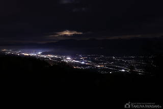 六日町・塩沢方面の夜景