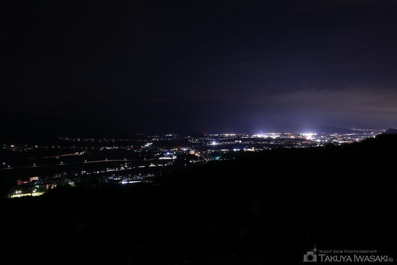 上原高原展望所の夜景スポット写真（1）