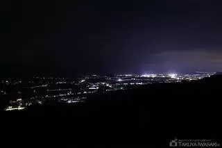 上原高原展望所の夜景