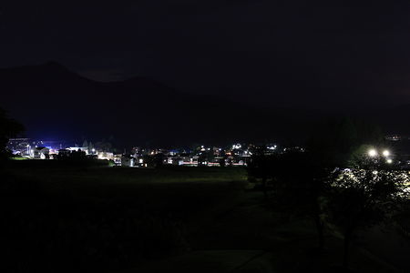 越後広瀬方面の夜景