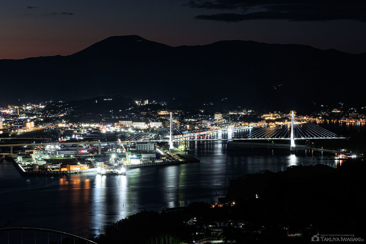 亀山展望台の夜景スポット写真（4）