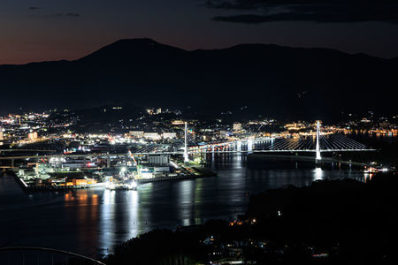 亀山展望台の夜景スポット写真（4）class=