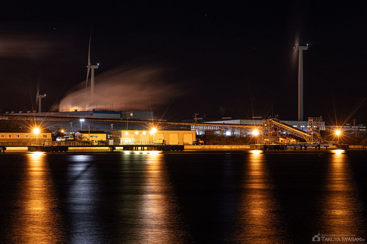 道の駅 あきた港の夜景スポット写真（3）