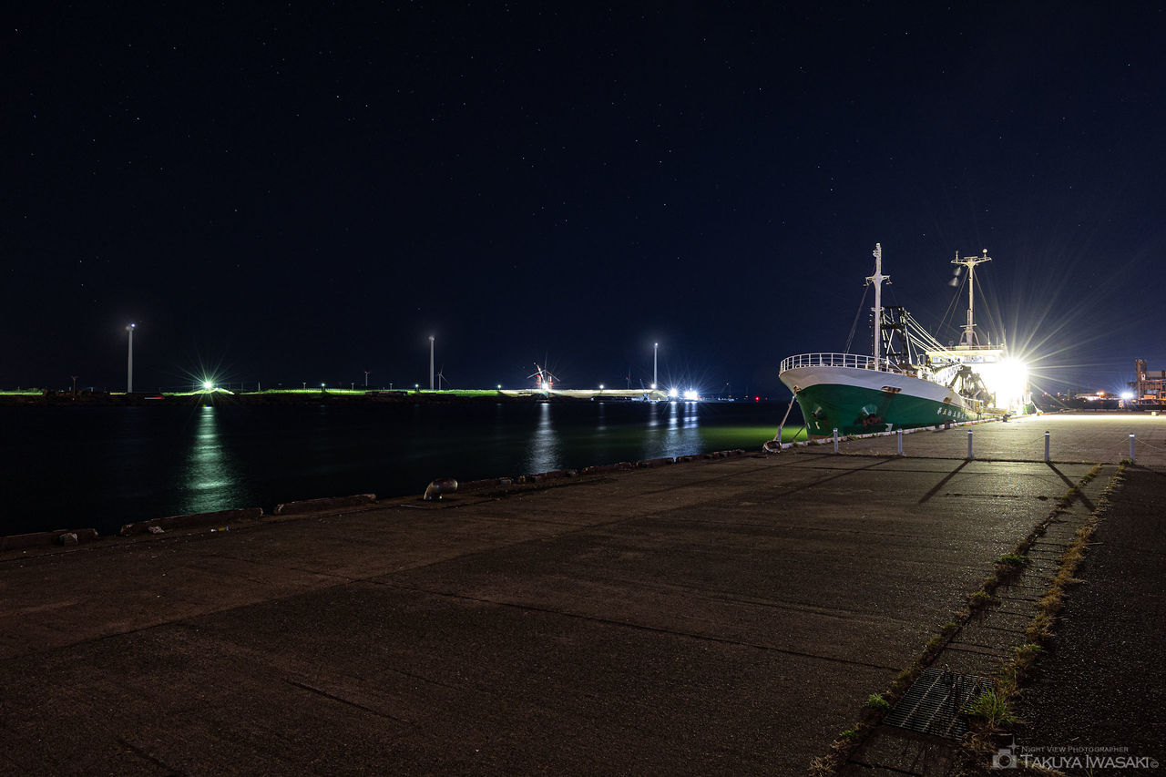 道の駅 あきた港の夜景スポット写真（5）