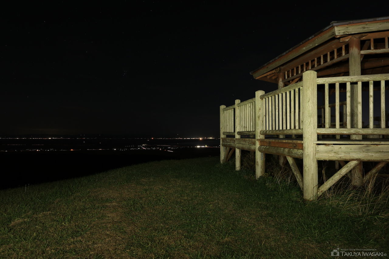 寒風山園地小展望台の夜景スポット写真（5）